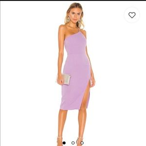 Lovers and Friends Lazo Midi Dress in Lilac Purple